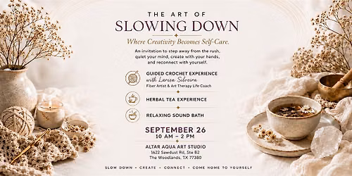 The Art of Slowing Down
