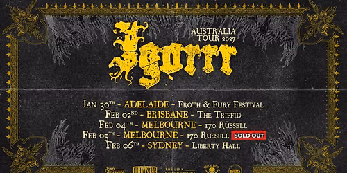 IGORRR | Melbourne | 170 Russell