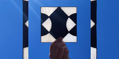 Stained Glass Suncatcher with Jessica Black