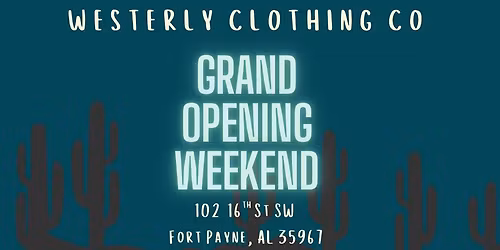 Grand Opening Weekend!\ud83d\udecd\ufe0f\ud83d\udca0