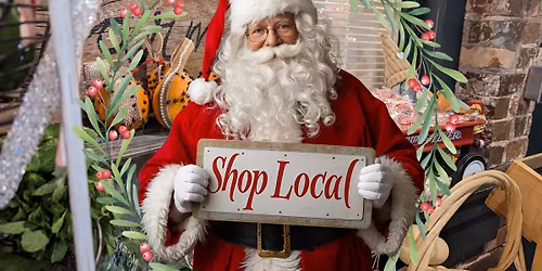 Santa Walks the Market