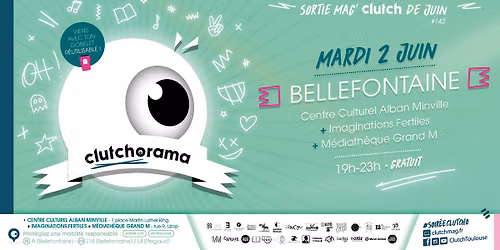 \ud83d\udccdSOIR\u00c9E CLUTCHO\u2019 ITIN\u00c9RANTE \u00c0 BELLEFONTAINE ! 3 lieux, 3 styles : hip-hop, tropical bass & house