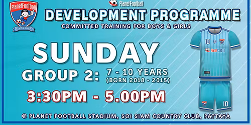 Sunday - Development Programme (Group 2: 7-10 years)