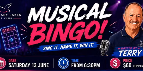 Musical Bingo at Sanctuary Lakes Golf Club