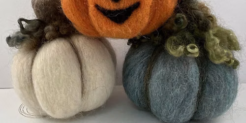 Beginner Needle Felted Pumpkins at Bellefonte Arts
