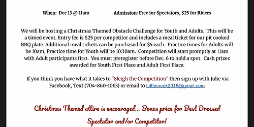 Jingle Bell Bash and BBQ Invitational