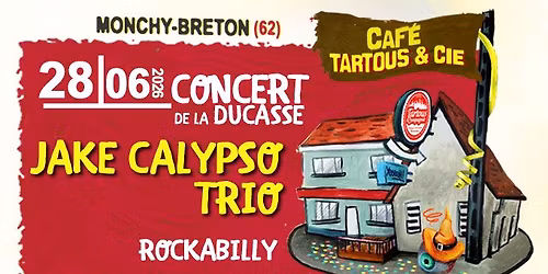 CONCERT DE JAKE CALYPSO TRIO "TARTOUS PROG 2025\/2026"