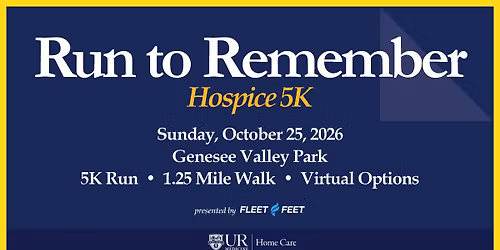 Run to Remember - Hospice 5K, presented by Fleet Feet