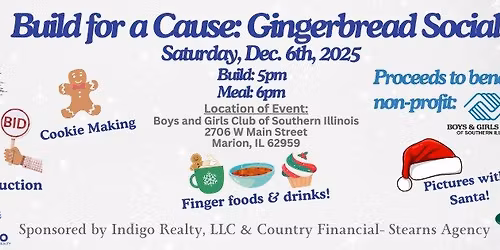 Build for a Cause: Gingerbread Social