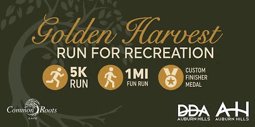 Golden Harvest Run for Recreation (5K)