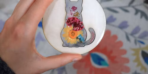 Craft for Cats \u2013 Floral Resin Coasters