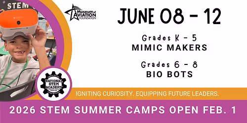 STEM Summer Camp: Mimic Makers (K-5) \/ Bio Bots (6-8)