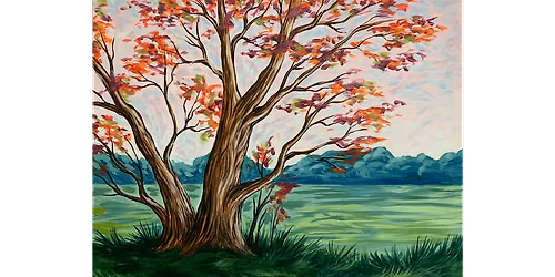 Windswept Crimson Tree - Paint and Sip in Phoenix | Classpop!\u2122