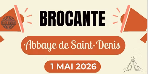 Brocante Abbaye de Saint-Denis 
