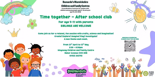 TIME TOGETHER-After School Club for children aged 5-11y- Kingsway CFC