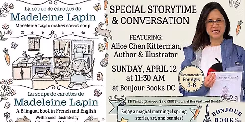 Story time\/Heure du conte sp\u00e9ciale avec Alice Chen Kitterman