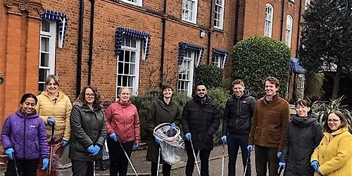 Hughes Hall Green Week Litter Pick