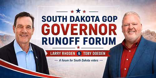 South Dakota GOP Governor Runoff Forum