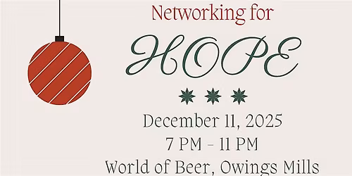 6th Annual Networking for H.O.P.E.