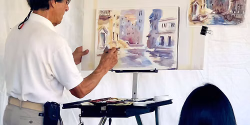 Artspeaks at HAF - Exploring Charcoal Lines and Watercolour with Alfonso Tejada