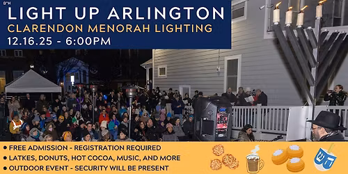 Light Up Arlington - Clarendon Menorah Lighting