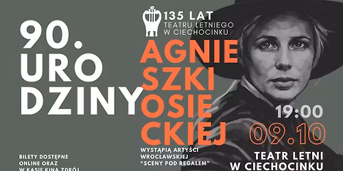 90. Urodziny Agnieszki Osieckiej