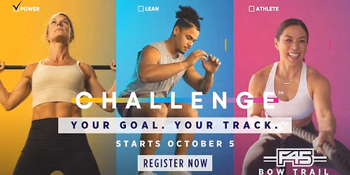 F45 Challenge. Choose Your Track, Train Together. 