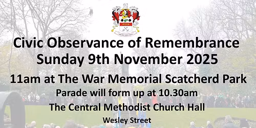 Civic Observance of Remembrance 