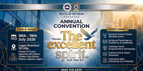 RCCG LP 121 ANNUAL CONVENTION
