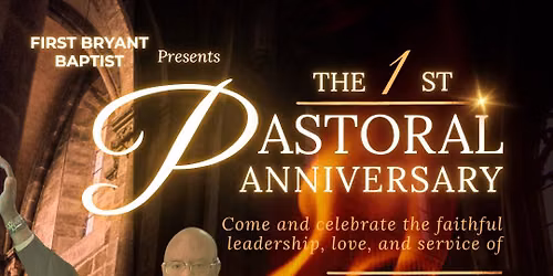 Pastor Anniversary