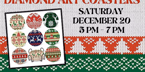 Ugly Sweater Diamond Art Coasters