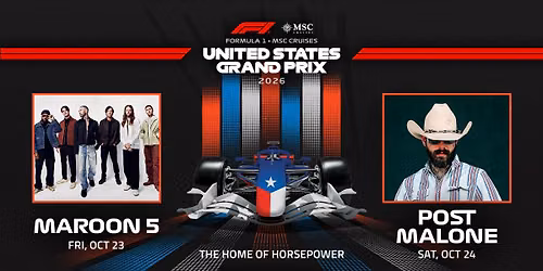 Formula 1 United States Grand Prix 2026 - Friday Tickets