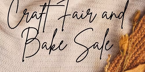 Craft Fair and Bake Sale