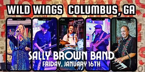 Sally Brown Band LIVE at Wild Wing Cafe!