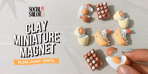 Clay Miniature Magnet Date - Delhi NCR