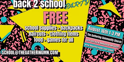 Back 2 School Party