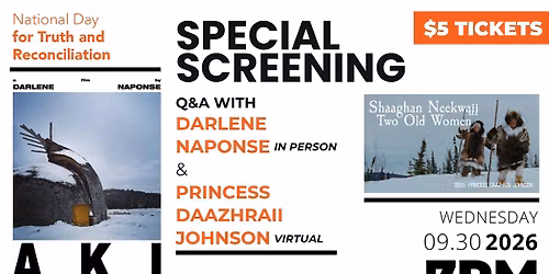 National for Truth and Reconciliation Special Screening: AKI & TWO OLD WOMEN