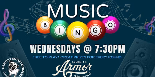 Music Bingo at Armor Brewing Co.