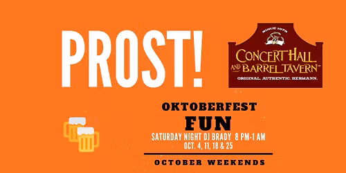 Oktoberfest Fun - Saturday Night DJ