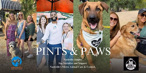 DateNashville Singles Pints & Paws Mixer