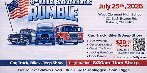 ATP Unplugged @ Back the Heros Rumble Annual Car Show