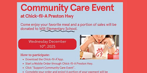 Wilt Day at Chick-fila-A \ud83d\udc14