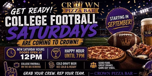 College Football Saturdays at Crown