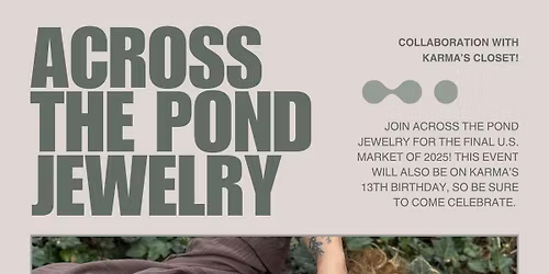 Across the Pond Pop Up at Karma's Closet