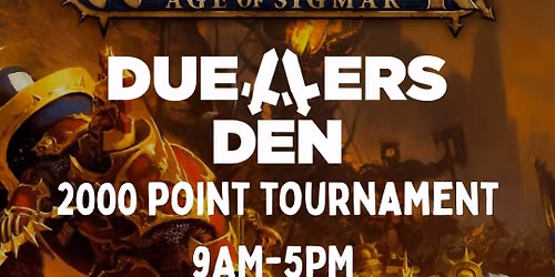 Age of sigmar 2000 point tournament