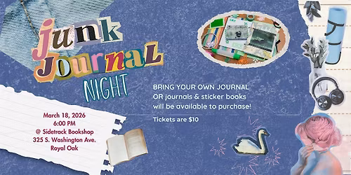 Junk Journal Night @ Sidetrack Bookshop