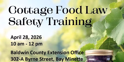 Cottage Food Law Safety Training