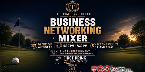 Business Networking and Golf at Tee Time  Elite Club