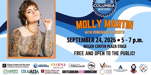 Levitt AMP Columbia Music Series: Molly Martin with Homemade Haircuts