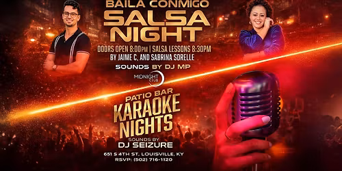Baila Conmigo: Salsa Night + Karaoke Thursdays at Midnight Club